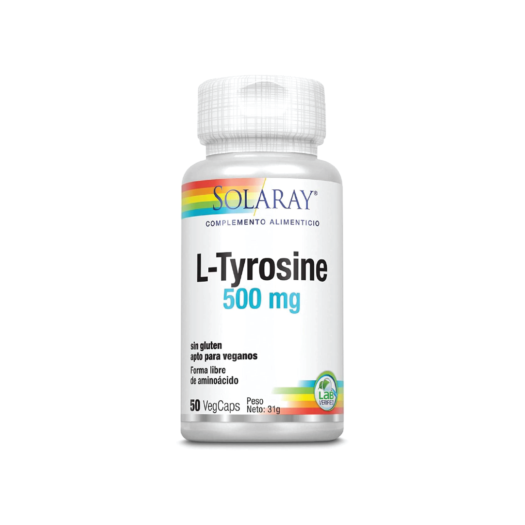 Solaray L-Tyrosine 500 mg 50 Capsules