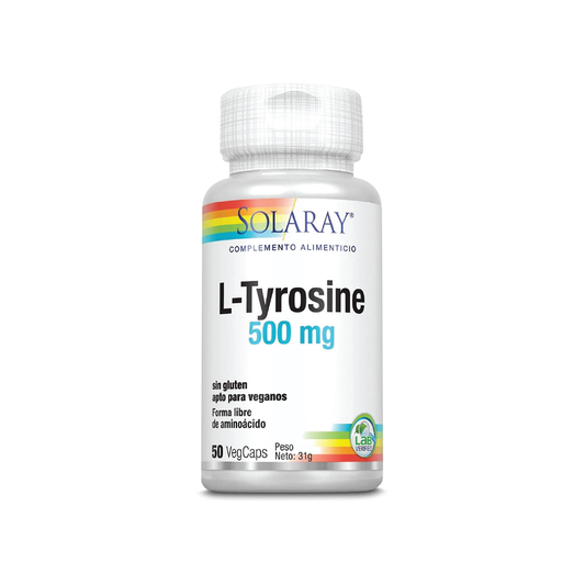 Solaray L-Tyrosine 500 mg 50 Capsules