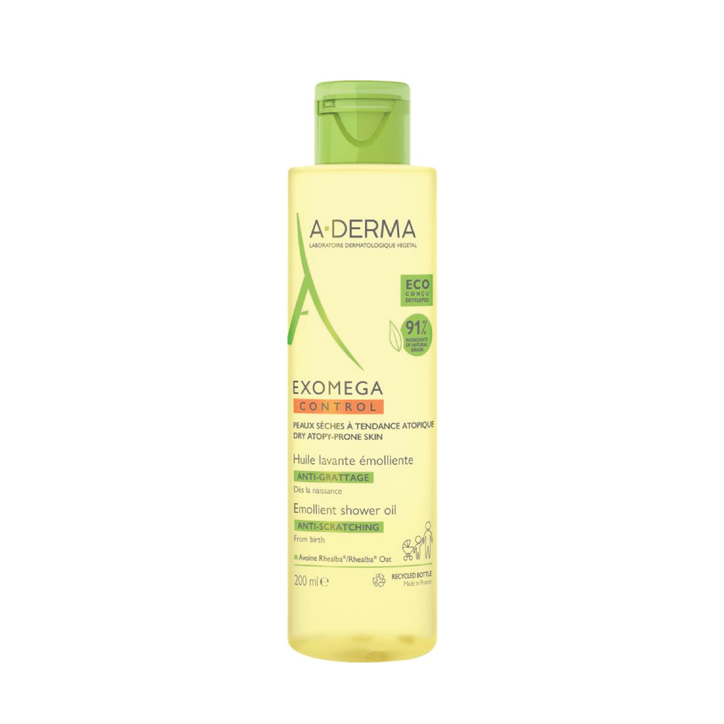 A-Derma Exomega Control Emollient shower oil