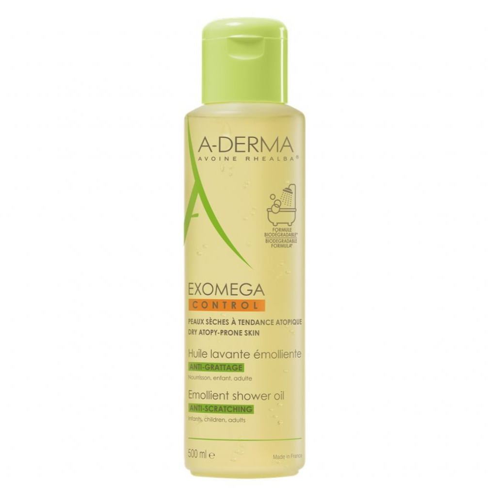 A-Derma Exomega Control Emollient shower oil