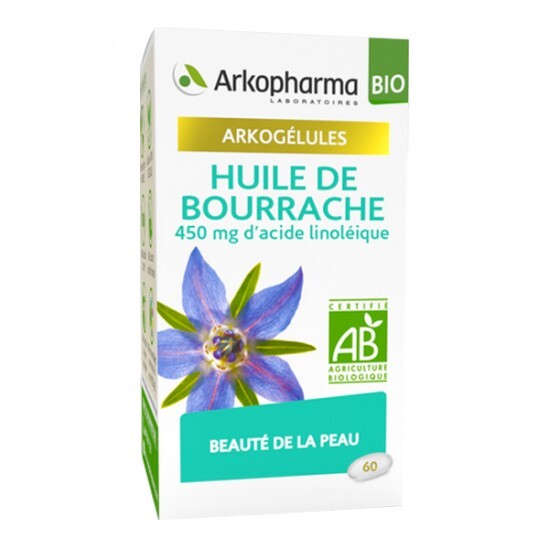 Arkopharma Arkogélules BIO Huile de Bourrache 60Capsules