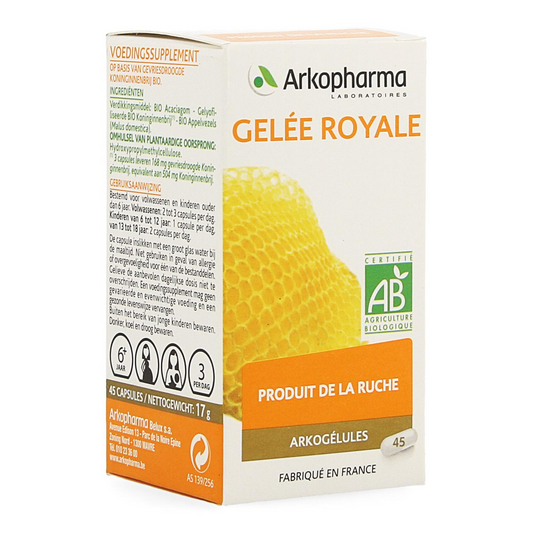 Arkopharma Arkogélules BIO Royal Jelly 45 Capsules
