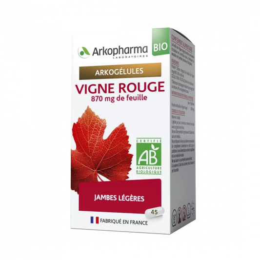 Arkopharma Arkogélules BIO Vigne Rouge 45 Capsules