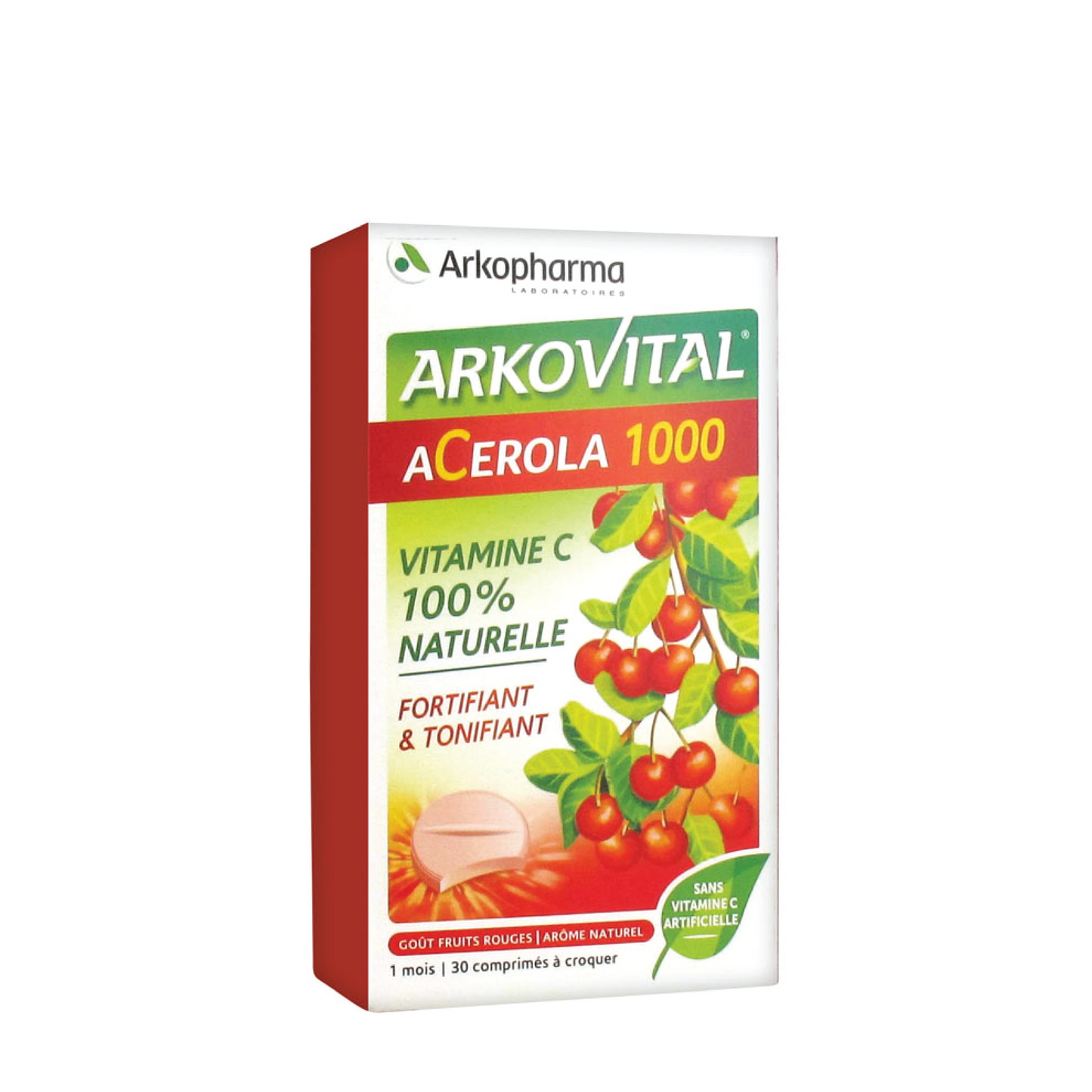 Arkopharma Arkovital Acerola 1000 - 30 Chewable Tablets