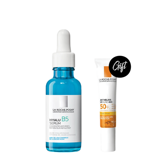 La Roche-Posay Hyalu B5 Serum 30ML + Gift: Anthelios UVMune 400 Invisible Sunscreen SPF50+ 15 ML