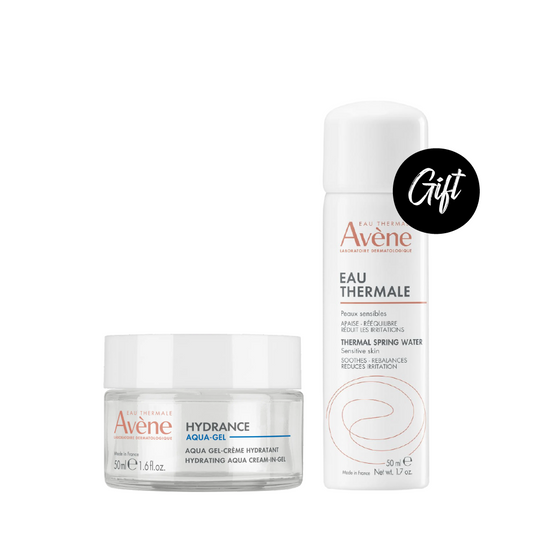 Avène Hydrance Aqua-Gel 50 ML + Gift: Avène Thermal Spring Water Spray 50 ML