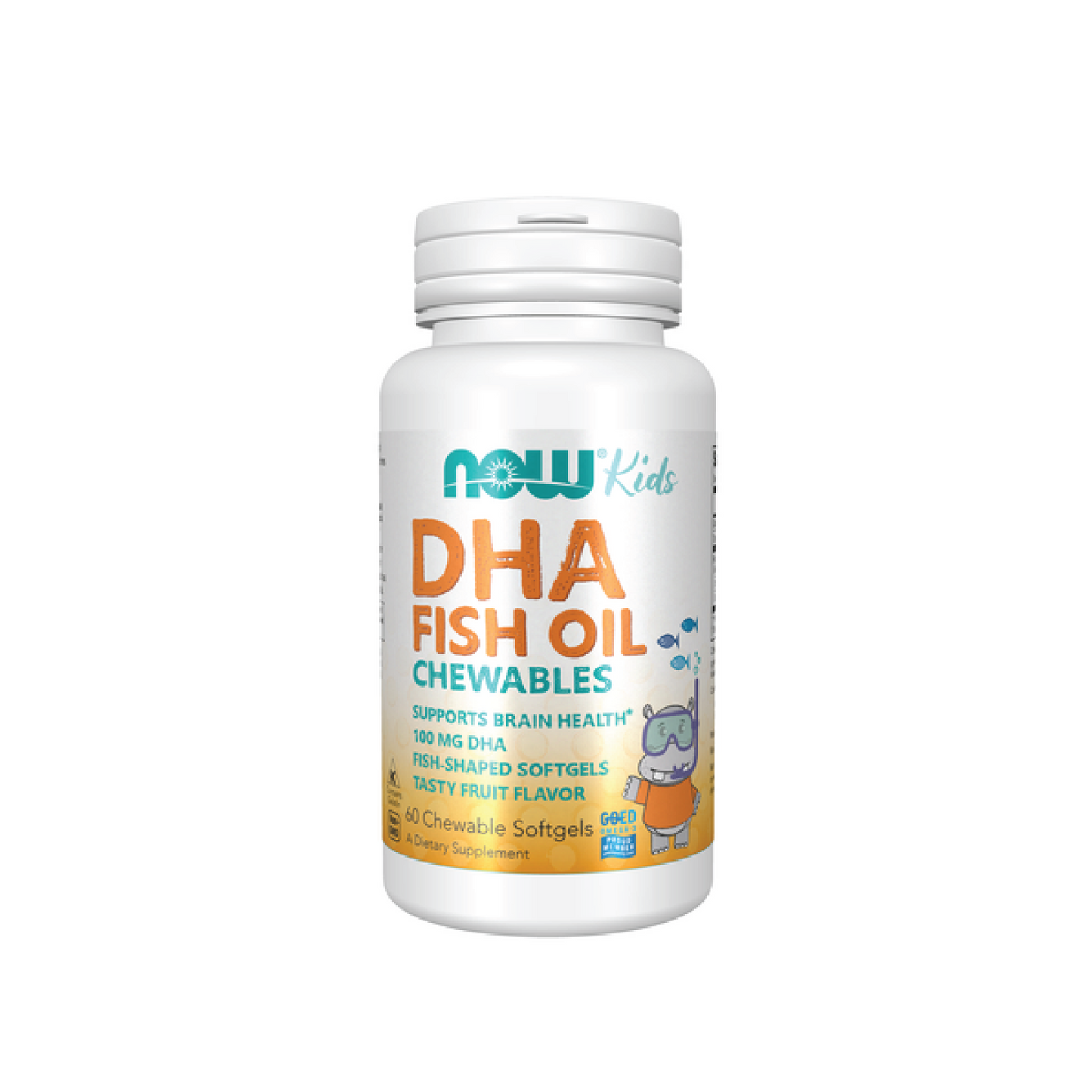 Now Kids Chewable DHA 60 Softgels