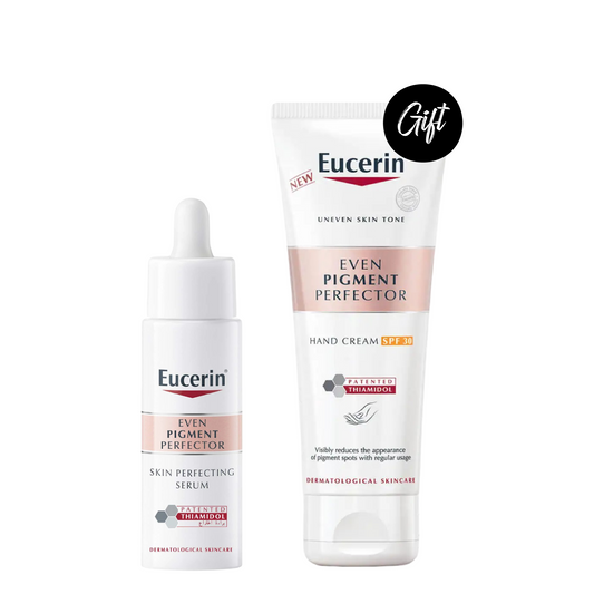 Eucerin Even Pigment Perfector – Skin Perfecting Serum 30 ML + Gift: Eucerin Even Pigment Perfector Hand Cream SPF30 -75ML