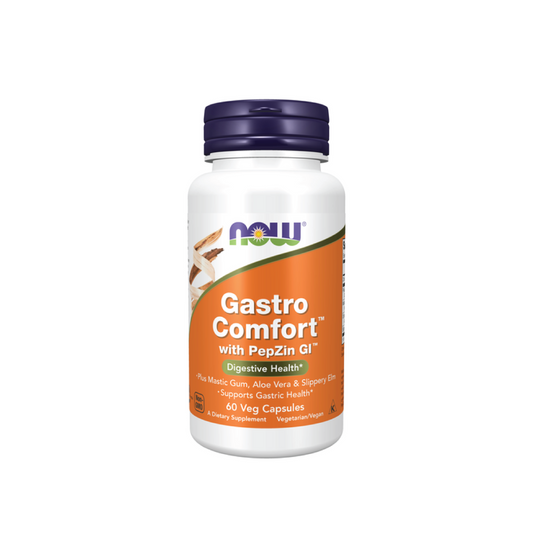 Now Gastro Comfort with Pepzin GI 60 Veg Capsules