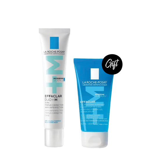 La Roche Posay Effaclar Duo+M Acne Treatment Cream 40ML + Gift: La Roche-Posay Effaclar Acne Foaming Cleansing Gel 50 ML