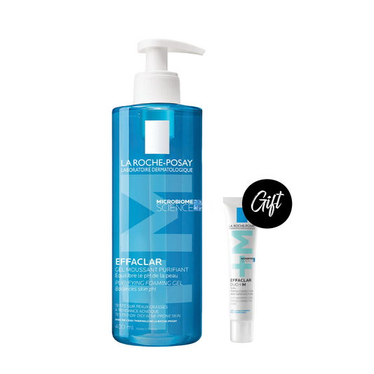 La Roche-Posay Effaclar Acne Foaming Cleansing Gel 400ML + Gift: La Roche Posay Effaclar Duo+ 15 ML