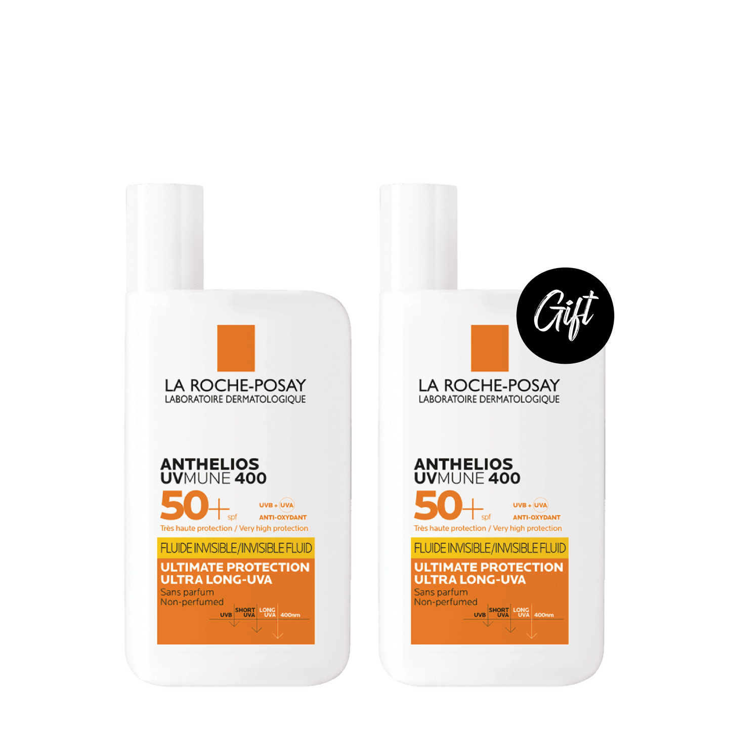Buy 1 Get 1: La Roche-Posay Anthelios UVMune 400 Invisible Sunscreen SPF50+ 50 ML