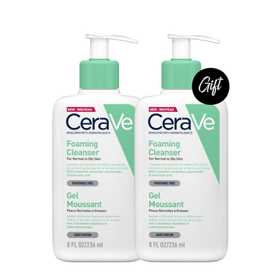 Buy 1 Get 1: Cerave Foaming Facial Cleanser For Normal to Oily Skin 236 ML