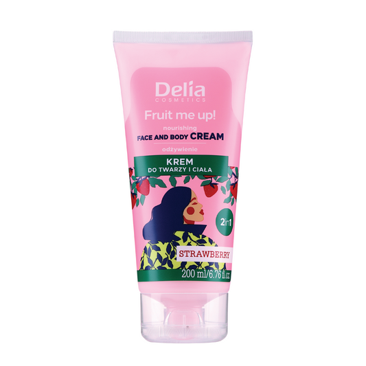 Delia Strawberry Face and Body Cream 200ml