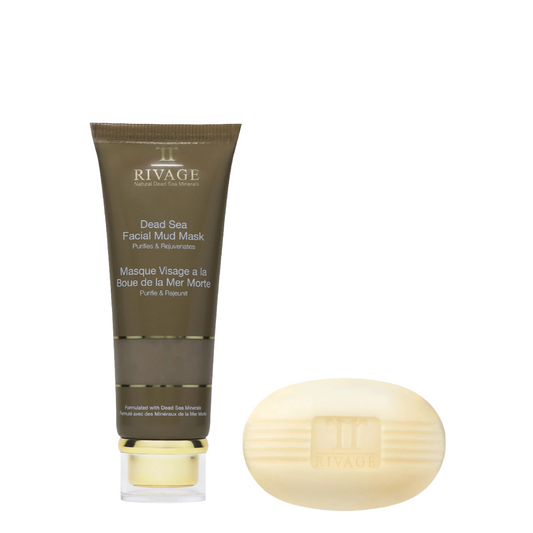 Rivage Dead Sea Facial Mud Mask – 100g+ Rivage Mineral Soap – 100g