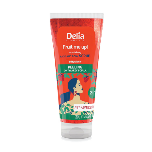 Delia Strawberry Face and Body Scrub 200ml