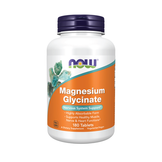 Now Magnesium Glycinate 180 Tablets