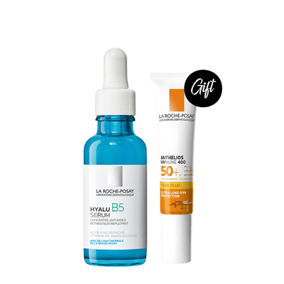 La Roche-Posay Hyalu B5 Serum 30ML + Gift: La Roche-Posay Anthelios UVMune 400 Invisible Sunscreen SPF50+ 15 ML