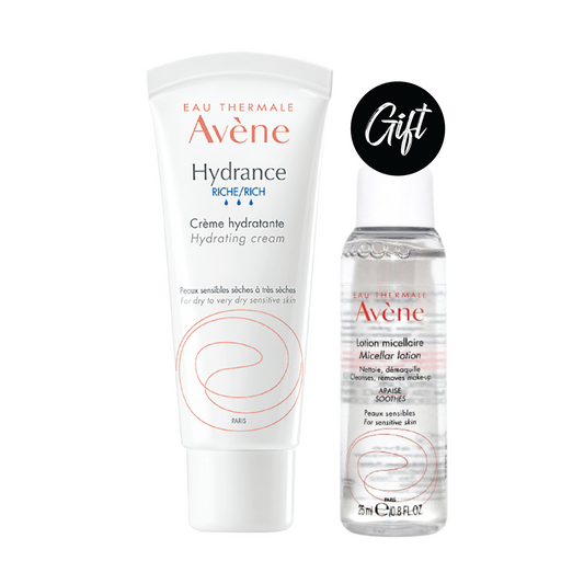 Avene Hydrance Rich Hydrating Cream 40ML + Gift: Avene Micellar Lotion 25ml
