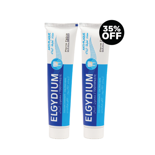 Buy 1 Get 35% on the second: Elgydium Anti-Plaque Toothpaste 75ML