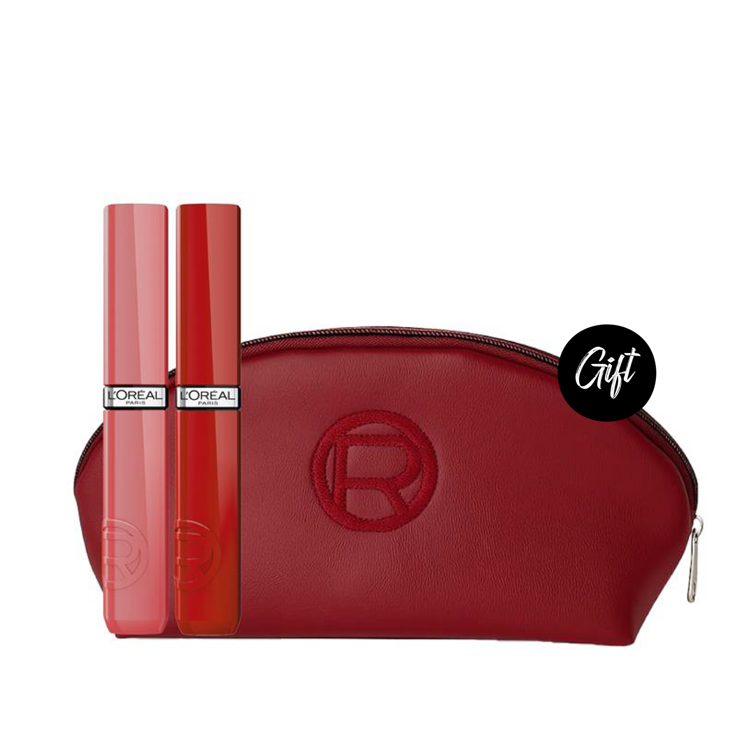 L'Oreal Paris Laque Resistance Lipstick x2 +Gift: Pouch