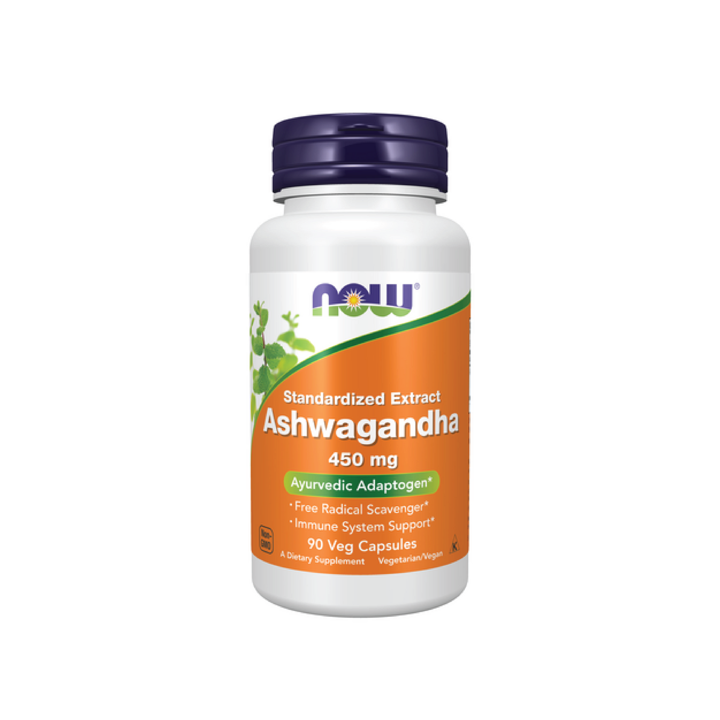 Now Ashwagandha Ext 450 Mg 90 Veg Capsules