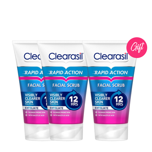 Buy 2 Get 1: Clearasil Rapid Action Scrub 125ML