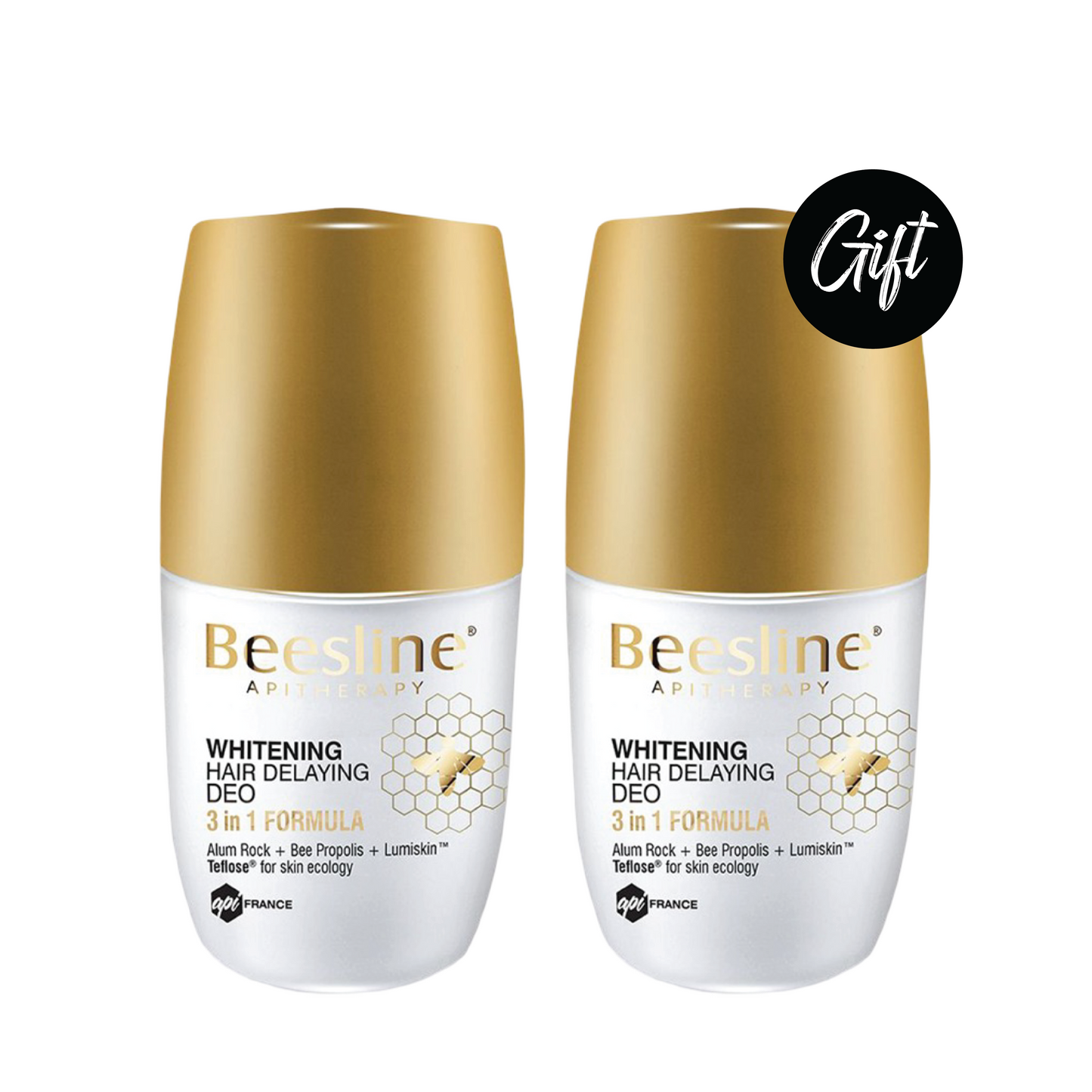 Buy 1 Get 1: Beesline Whitening Roll-On Deodorant - Hair Delaying 50ML