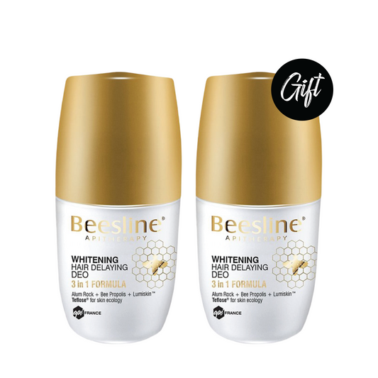 Buy 1 Get 1: Beesline Whitening Roll-On Deodorant - Hair Delaying 50ML