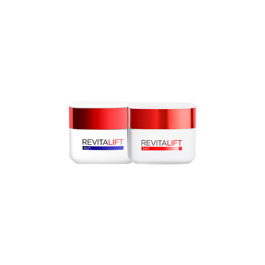 L'Oreal Paris Revitalift Basic Night Cream 50ML + L'Oreal Paris Revitalift Basic Day Cream 50ML