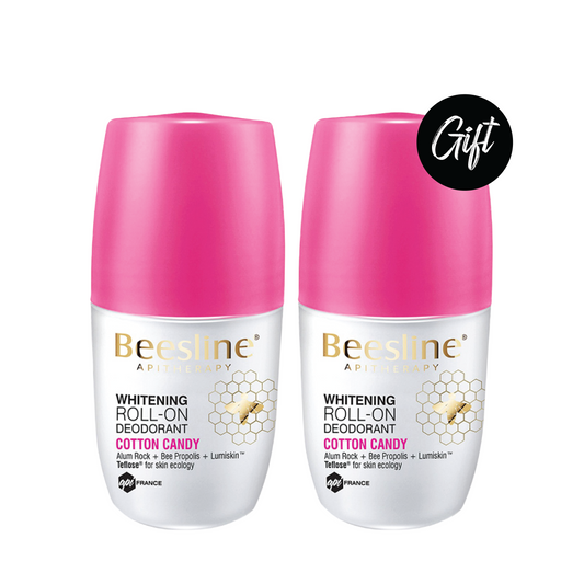 Buy 1 Get 1: Beesline Whitening Roll-On Deodorant Cotton Candy