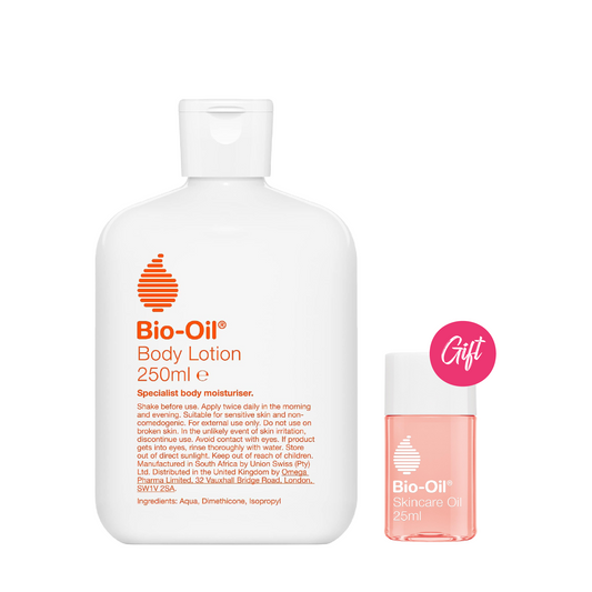 Bio-Oil Body Lotion 250ml + Gift: Bio-Oil Skin Care Oil 25ml