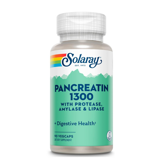 Solaray Pancreatin 1300 - 90 Capsules