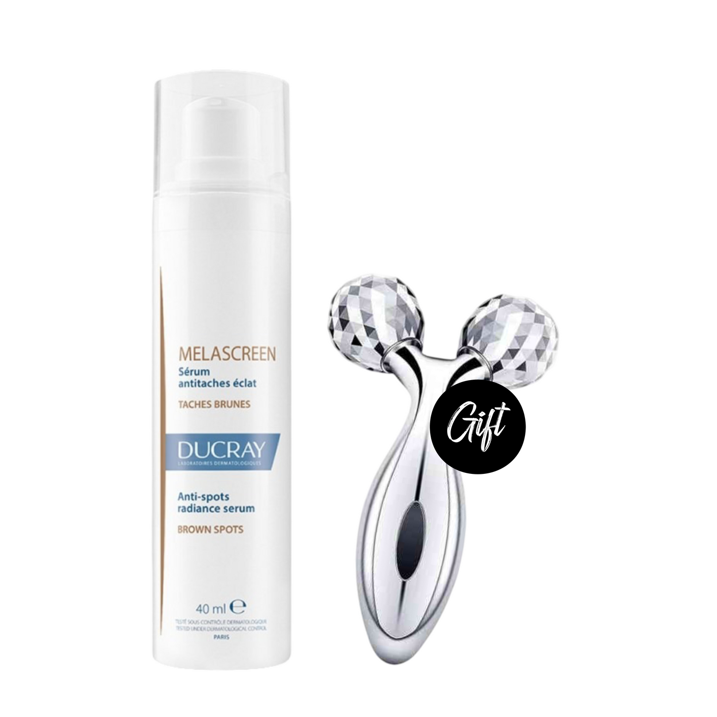 Ducray Melascreen Anti Dark Spot Radiance Serum 40ML + Gift: Lifting Roller