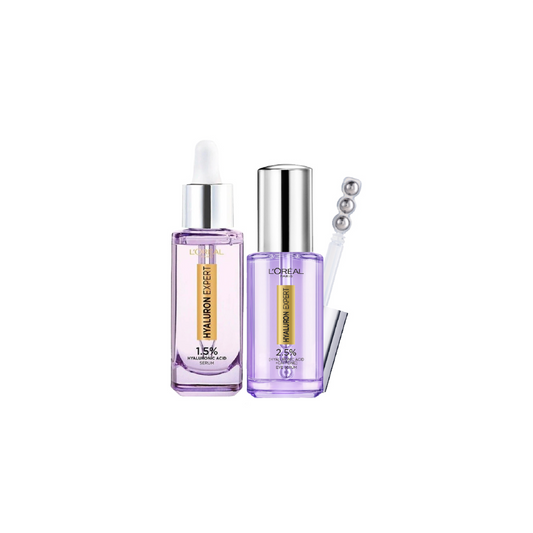 L’Oréal Paris Hyaluron Expert [+HA] Plumping Hydration Serum 30 ML + L’Oreal Paris Hyaluron Expert [+HA] Eye Serum - With 2.5% H.A. 20 ML