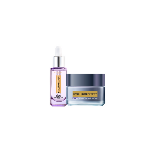 L’Oréal Paris Hyaluron Expert [+HA] Plumping Hydration Serum 30 ML + L'Oreal Paris Hyaluron Expert [+ HA] Day Cream 50ML