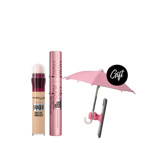 Maybelline New York Instant Age Rewind Eraser + Sky High Mascara + Gift: Phone Umbrella