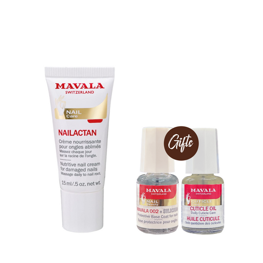 Mavala Nailactan Tube 15 ML + Gifts: Mini Mavala 002 + Mini Mavala Cuticle Oil