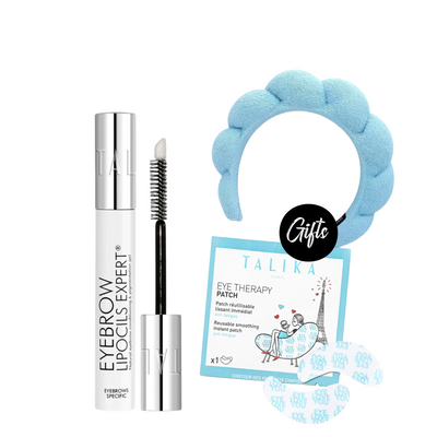 Talika Eyebrow Liposourcils Expert 10 ML + Gift: Headband + Eye Therapy Patch