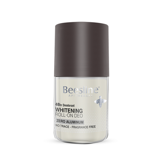 Beesline Whitening Roll-On Deo Zero Aluminum, Silver Power - Fragrance Free