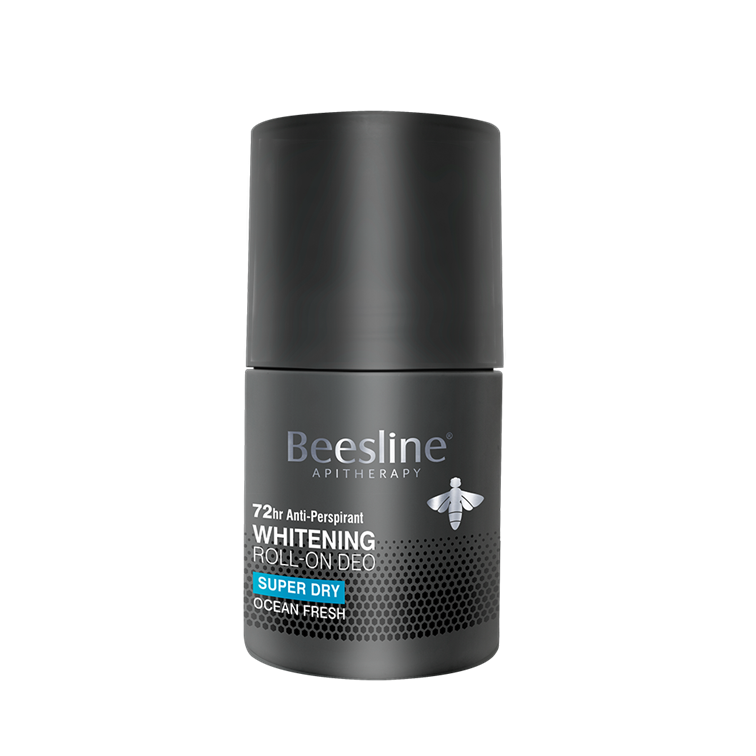Beesline Whitening Roll-on Deo Super Dry, Silver Power Ocean Fresh