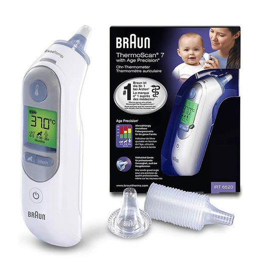 Braun 7 Digital Ear Thermometer with Age Precision