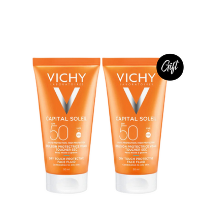 Buy 1 Get 1: Vichy Capital Soleil Dry Touch Anti Shine Sunscreen 50 ML