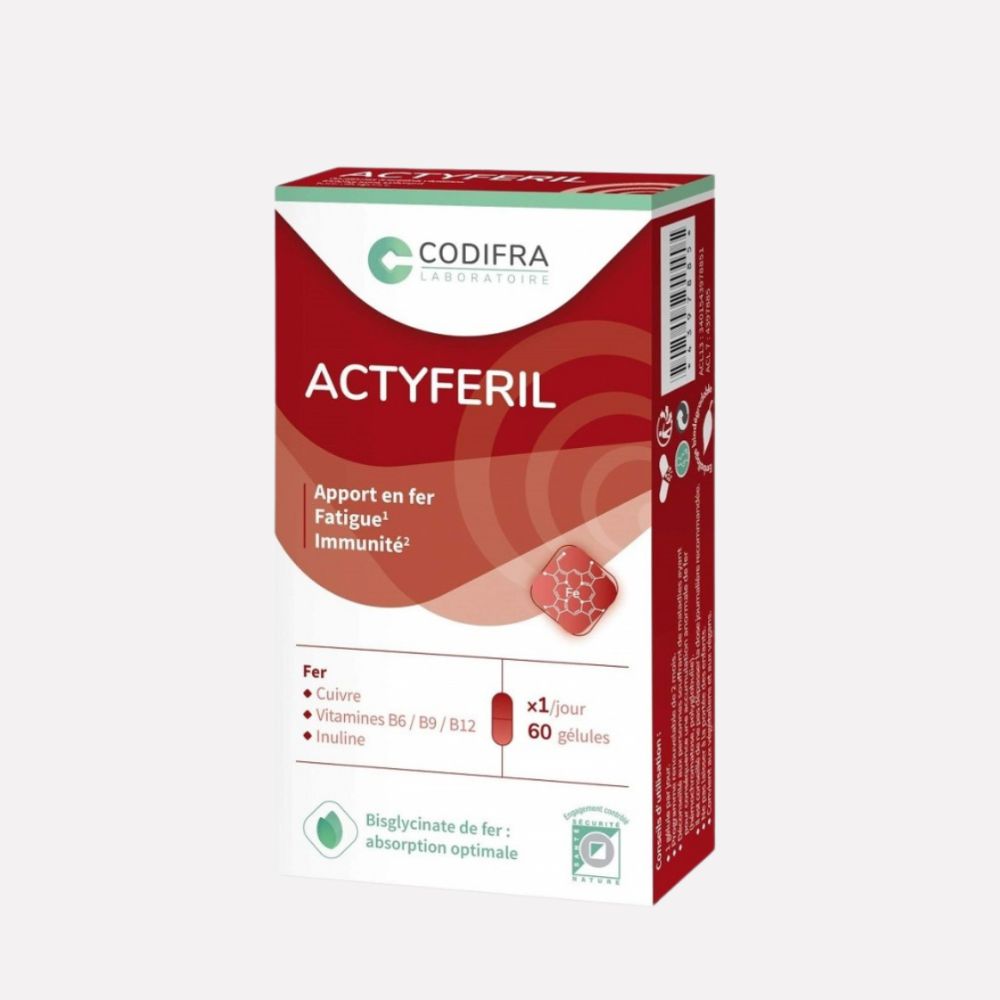 Codifra Actyferil 60 Gellules