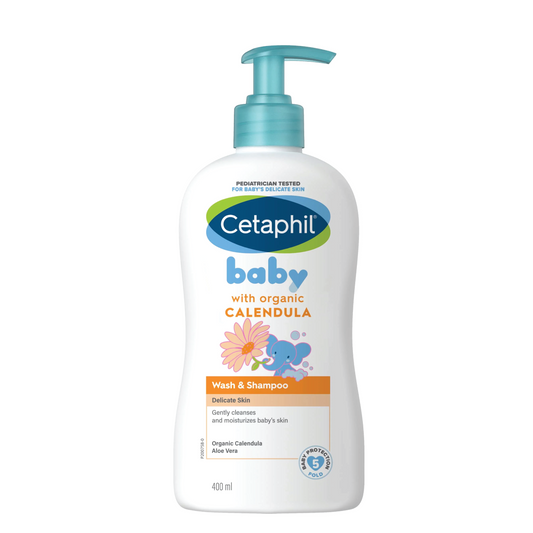 Cetaphil Baby Calendula Wash & Shampoo 400 ML