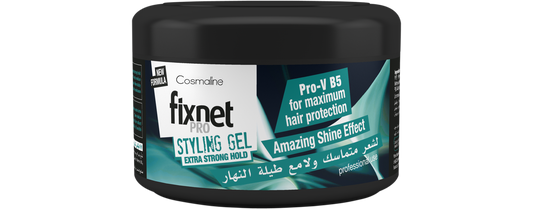 Cosmaline Fixnet Pro Styling Gel Extra Strong Hold Green 450 ML
