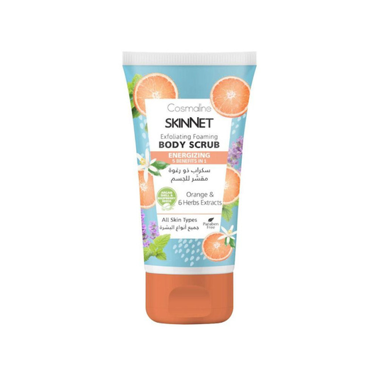 Cosmaline Skinnet Foaming Body Scrub Energizing Tube 150 ML