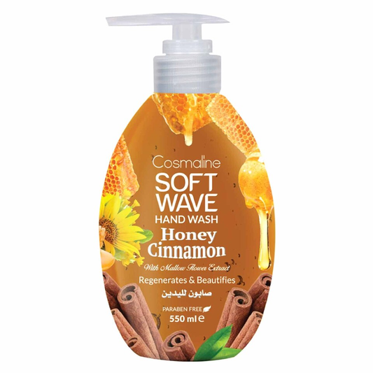Cosmaline Soft Wave Hand Wash Honey Cinnamon 550 ML