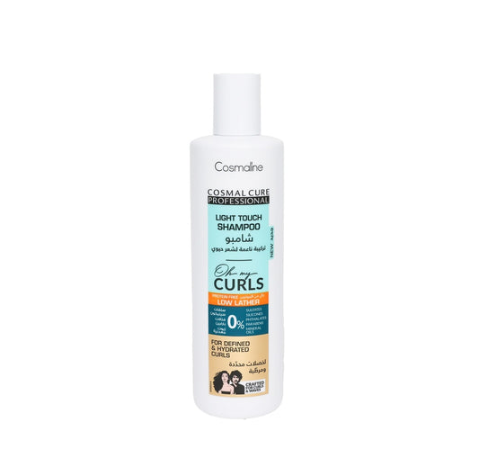 Cosmaline Cure Professional Oh My Curls Light Touch Shampoo Low Lather 500 ML