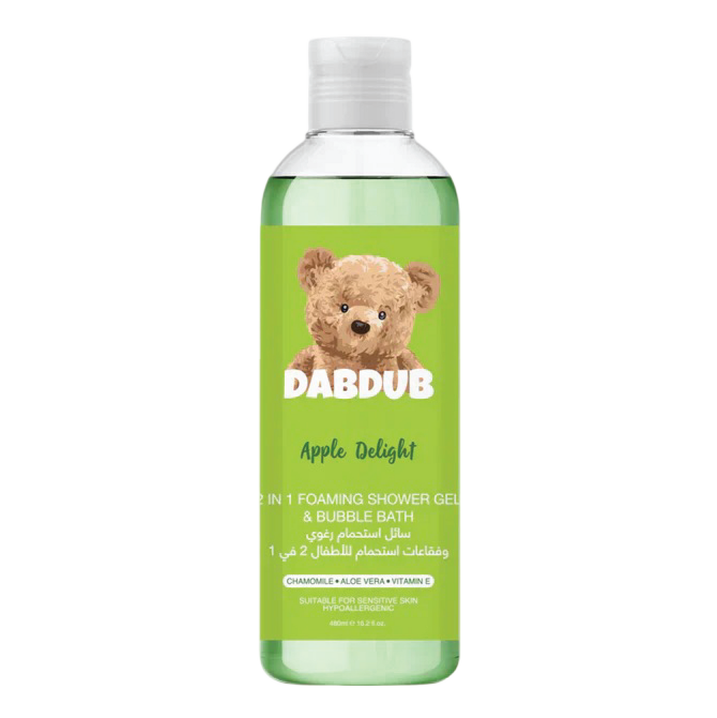 Dabdub Foaming Shower Gel & Bubble Bath 480ML